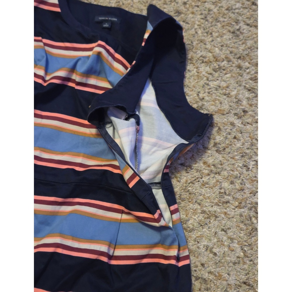 Tommy Hilfiger Sleeveless Striped Dress Women's Size 6 Multicolor - Picture 5 of 9
